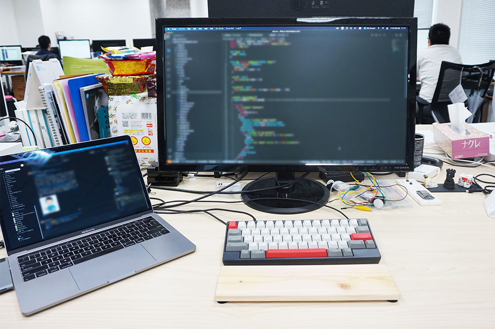 花園のキーボード