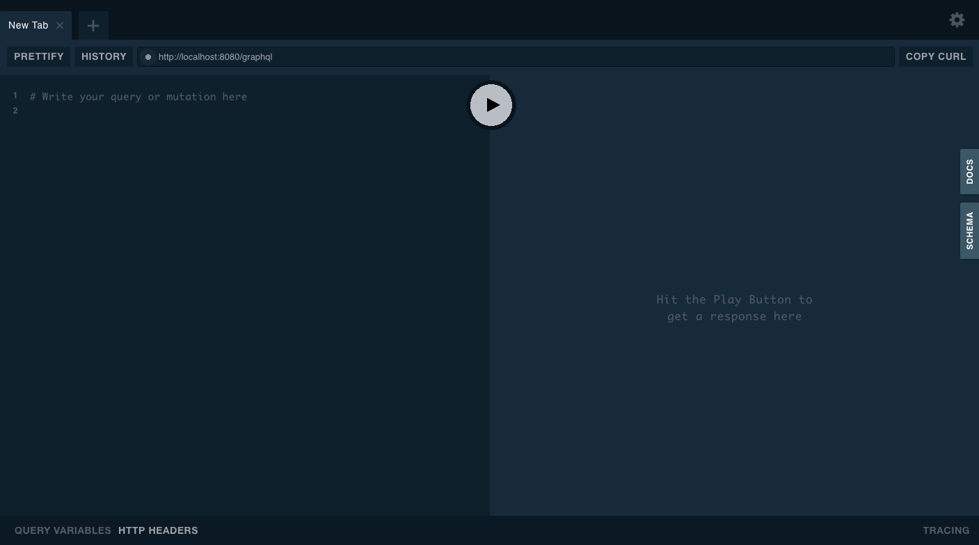 GraphQL Playground Preview GraphQL Playground Preview