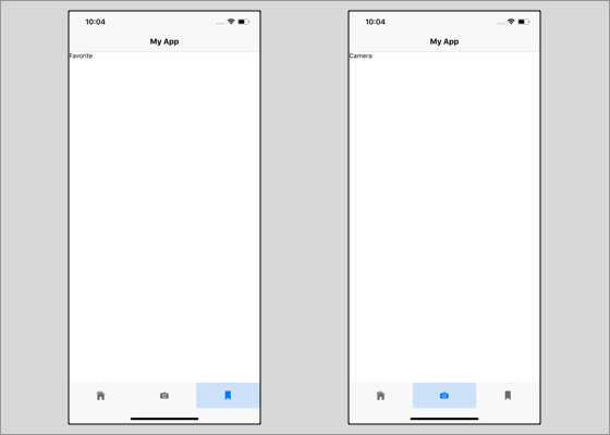 React Navigation Footer tabs with react navigation